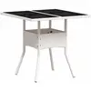 Image de vidaXL, Table de jardin + table de balcon, Salon de jardin (80 x 80 x 75 cm)