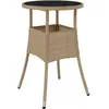 Image de vidaXL, Table de jardin + table de balcon, Emmeline (60 x 60 x 75 cm)