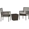 Image de vidaXL, Table de jardin + table de balcon, Miracle (41.50 x 41.50 x 44 cm)