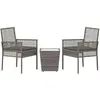 Image de vidaXL, Table de jardin + table de balcon, Miracle (41.50 x 41.50 x 43 cm)