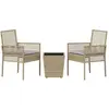 Image de vidaXL, Table de jardin + table de balcon, Miracle (41.50 x 41.50 x 44 cm)