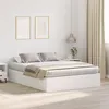 Image de Cadre de lit de rangement vidaXL Blanc 150x200 cm 3335381