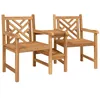 Image de Lot de 1 chaise GENERIQUE en teck non pliable exterieur H. 89 cm