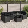 Image de Salon de jardin modulable GENERIQUE 8 pieces 2 personnes 62 x 55 x 85 cm rotin
