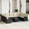 Image de Salon de jardin modulable GENERIQUE 10 pieces rotin 62 x 62 x 85 cm 2 personnes