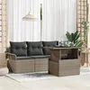 Image de Salon de jardin modulable GENERIQUE 5 pieces rotin 62 x 124 x 85 cm