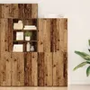 Image de Highboard en vieux bois 40x42.5x185 cm en bois reconstitué