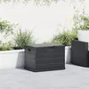 Image de Boîte de jardin Anthracite, 77,5 x 54,5 x 53 cm, Plastique, 170 L