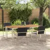 Image de Ensemble de salle à manger de jardin 5 pièces en bois d'acacia vidaXL 3334817
