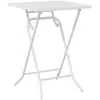 Image de vidaXL, Table de jardin + table de balcon, Lilah 2x chairs +square table (50 x 50 x 72 cm)