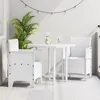Image de vidaXL Chaises de jardin 2 pcs en poly rotin blanc 847458