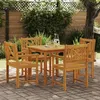 Image de Ensemble de salle à manger jardin vidaXL 5 pièces en bois massif 3375657