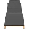 Image de Lot de 1 transat GENERIQUE H. 58.5 cm en teck non pliable