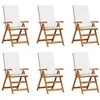 Image de GENERIQUE Chaise de jardin - Lot de 6 - H. 104 cm - Teck