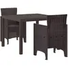 Image de vidaXL, Table de jardin + table de balcon, Lincoln (100 x 100 x 73 cm)