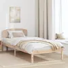 Image de vidaXL Cadre de Lit avec Tête de Lit 90x190 cm en Bois Massif Pin 872086