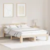 Image de vidaXL Cadre de Lit en Pin Naturel Bois Naturel Bois de Pin Massif 872605