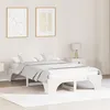 Image de vidaXL Cadre de Lit Complet Blanc Bois Massif Full Solide 872951