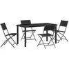 Image de vidaXL, Table de jardin + table de balcon, Dakari (80 x 80 x 73 cm)