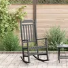 Image de Chaise Vidaxl exterieur non pliable H. 114 cm en bois noir