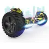 Image de Hoverboard 8,5 pouces Hummer Tout Terrain LED Bluetooth avec Moteur Puissant Cadeau iéal Hip-hop