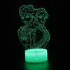 Image de Lampe 3D Tactile Veilleuses Enfant MY564 Frozen 16 Couleurs avec Telecommande