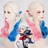 Image de Perruques Suicide Squad Harleen Quinzel Cosplay Multicolore