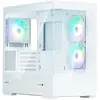 Image de Zalman GHE P30 V2 micro-ATX Boîtier en verre trempé Panoramic View - Blanc (mATX, Mini-ITX), Boîtier PC, Blanc