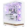 Image de Zalman Boitier Moyen Tour ATX P40 Namu RGB avec panneaux vitrés (Blanc) (ATX, mATX, Mini-ITX), Boîtier PC, Blanc