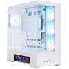 Image de Boîtier PC ZALMAN P40 DS Moyen tour ATX Blanc - 4 ventilateurs A-RGB, écran LCD 9.1" , USB Type-C