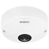 Image de Hanwha Vision WiseNet Q QNF-9010 - Caméra de surveillance réseau - dôme - intérieur - couleur (Jour et nuit) - 12 MP - 3008 x 3008 - Focale fixe - composite - LAN 10/100 - MJPEG, H.264, H.265 - PoE Class 3