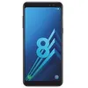 Image de Samsung Galaxy A8 (2018) - 4G smartphone - RAM 4 Go / Mémoire interne 32 Go - microSD slot - écran OEL - 5.6" - 2220 x 1080 pixels - rear camera 16 MP - 2x front cameras 16 MP, 8 MP - noir