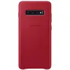Image de Coque en cuir Samsung Bordeaux pour Galaxy S10 Plus