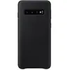 Image de Coque en cuir Samsung Noir pour Galaxy S10