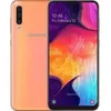 Image de Samsung Galaxy A50 - 4G smartphone - double SIM - RAM 4 Go / Mémoire interne 128 Go - microSD slot - écran OEL - 6.4" - 2340 x 1080 pixels - 3 x caméras arrière 25 MP, 5 MP, 8 MP - front camera 25 MP - Corail