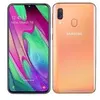 Image de Samsung Galaxy A40 - 4G smartphone - double SIM - RAM 4 Go / Mémoire interne 64 Go - microSD slot - écran OEL - 5.9" - 2340 x 1080 pixels - 2x caméras arrière 16 MP, 5 MP - front camera 25 MP - Corail