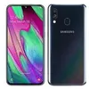 Image de Samsung Galaxy A40 - 4G smartphone - double SIM - RAM 4 Go / Mémoire interne 64 Go - microSD slot - OLED display - 5.9" - 2340 x 1080 pixels - 2x caméras arrière 16 MP, 5 MP - front camera 25 MP - noir