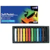 Image de Craies pastel sec carre assorties - boite de 12