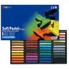 Image de Pastel sec section carrée couleur assortie - Boite de 48