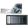 Image de Craies pastel sec carré camaieu de gris assortie - Boite de 12