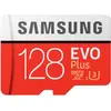 Image de Samsung Evo+ microSD UHS-I (128 Go, microSDXC, U3, UHS-I), Carte mémoire, Blanc, Rouge