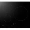 Image de Plaque de cuisson induction - SAMSUNG - 3 zones - L59 x P57 cm - NZ63M3NM1BB/UR - 7200 W - Revetement verre - Noir