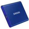 Image de Disque SSD Externe Samsung Portable T7 MU-PC2T0H/WW USB 3.2 Bleu
