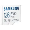 Image de Carte mémoire micro SDXC Samsung Evo Plus 128 Go Blanc
