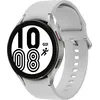 Image de Samsung Galaxy Watch4 44 mm Boîtier aluminium argent Bracelet silicone argent [Wi-Fi] en occasion ou reconditionné