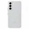 Image de Étui pour Samsung Galaxy S22 Samsung Cuir Gris Clair