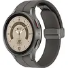 Image de Samsung Galaxy Watch5 Pro 45 mm Boîtier en titane grey titanium avec D-Buckle bracelet Sport M/L couleur gris [Wi-Fi + 4G] en occasion ou reconditionné
