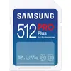 Image de Samsung PRO Plus (512 Go, SDXC, U3, UHS-I), Carte mémoire, Blanc