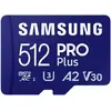 Image de Samsung PRO Plus (512 Go, microSDXC, U3, UHS-I), Carte mémoire, Bleu