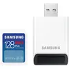 Image de Samsung MB-SD128SB/WW (128 Go, SDXC, U3, UHS-I), Carte mémoire, Blanc
